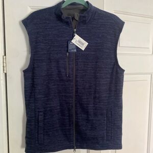 Johnnie-O boys size 16 navy vest NWT